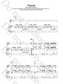 page one of Flipside (Piano, Vocal & Guitar Chords)