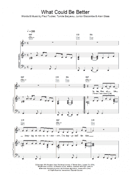 page one of What Could Be Better (Piano, Vocal & Guitar Chords)