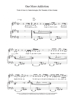 page one of One More Addiction (Piano, Vocal & Guitar Chords)