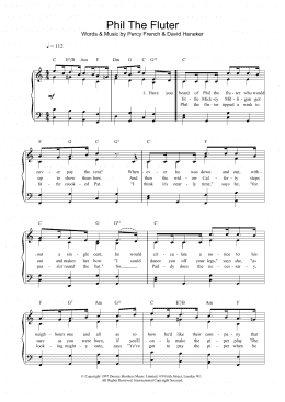 page one of Phil The Fluter (Piano, Vocal & Guitar Chords)