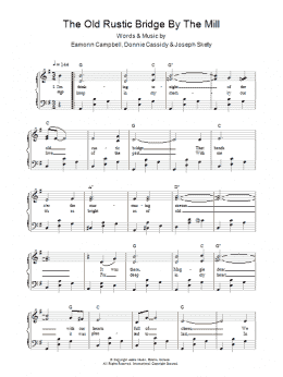 page one of The Old Rustic Bridge By The Mill (Piano, Vocal & Guitar Chords)