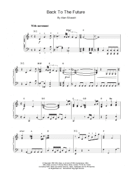 page one of Back To The Future (Piano Solo)