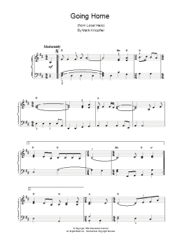 page one of Going Home (from Local Hero) (Piano Solo)