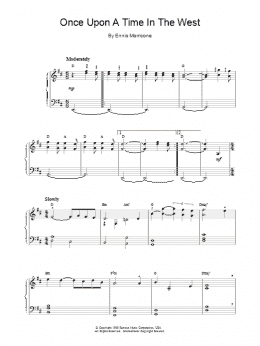 page one of Once Upon A Time In The West (Theme) (Abridged) (Piano Solo)