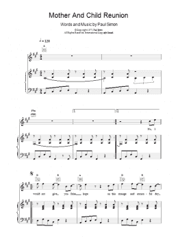 page one of Mother And Child Reunion (Piano, Vocal & Guitar Chords)