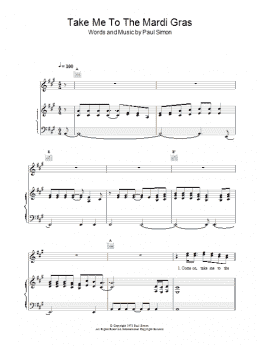 page one of Take Me To The Mardi Gras (Piano, Vocal & Guitar Chords)