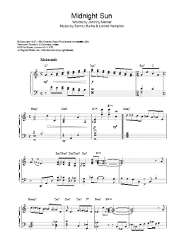 page one of Midnight Sun (Piano Solo)