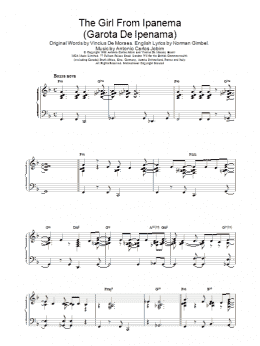 page one of The Girl From Ipanema (Piano Solo)