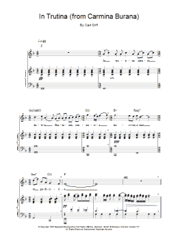 page one of In Trutina (Piano, Vocal & Guitar Chords)