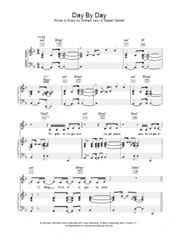 page one of Day By Day (Piano, Vocal & Guitar Chords)