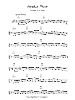 page one of American Wake (Piano Solo)