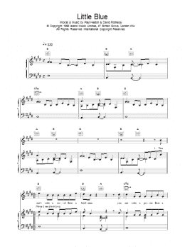 page one of Little Blue (Piano, Vocal & Guitar Chords)