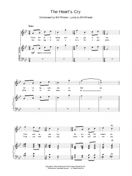 page one of The Heart's Cry (Piano Solo)