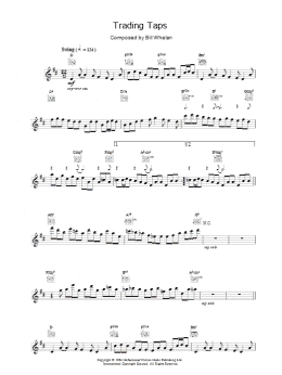 page one of Trading Taps (Piano Solo)