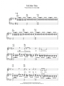 page one of Tell Her This (Piano, Vocal & Guitar Chords)
