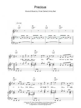 page one of Precious (Piano, Vocal & Guitar Chords)