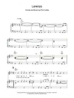page one of Lorenzo (Piano, Vocal & Guitar Chords)