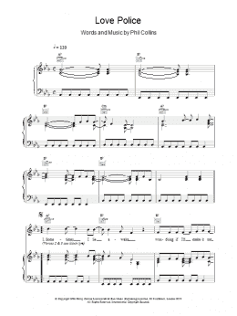 page one of Love Police (Piano, Vocal & Guitar Chords)