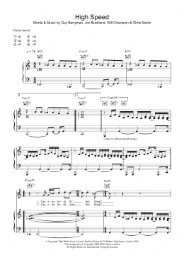 page one of High Speed (Piano, Vocal & Guitar Chords)