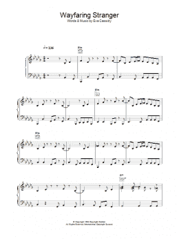 page one of Wayfaring Stranger (Piano, Vocal & Guitar Chords)