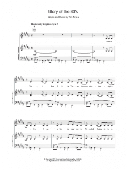 page one of Glory of the 80s (Piano, Vocal & Guitar Chords)