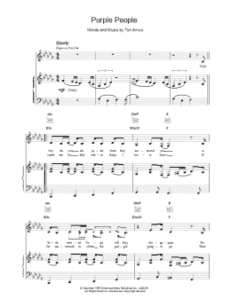 page one of Purple people (Piano, Vocal & Guitar Chords)