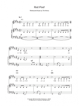 page one of Riot Poof (Piano, Vocal & Guitar Chords)