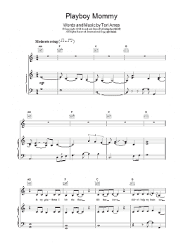 page one of Playboy Mommy (Piano, Vocal & Guitar Chords)