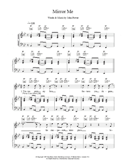 page one of Mirror Me (Piano, Vocal & Guitar Chords)