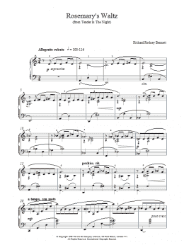 page one of Rosemary's Waltz (Piano Solo)