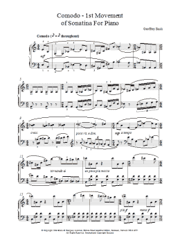 page one of Comodo (Piano Solo)