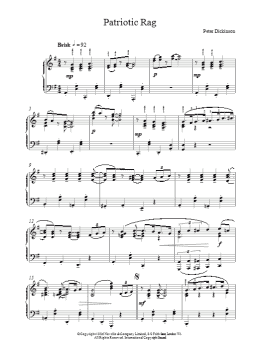 page one of Patriotic Rag (Piano Solo)