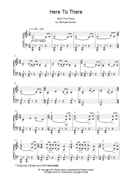 page one of Here To There (Piano Solo)