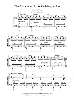 page one of The Attraction Of The Pedalling Ankle (Piano Solo)