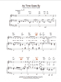 page one of As Time Goes By (Piano & Vocal)