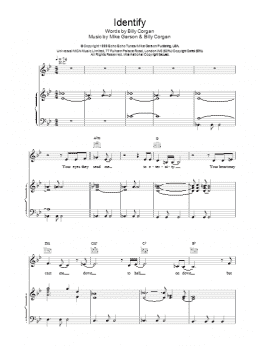page one of Identify (Piano, Vocal & Guitar Chords)