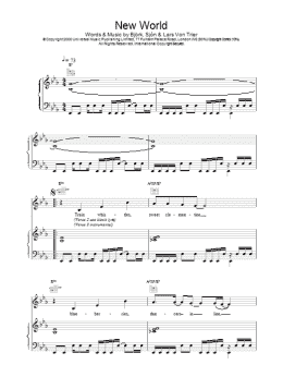 page one of New World (Piano, Vocal & Guitar Chords)