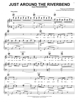 page one of Just Around The Riverbend (Piano, Vocal & Guitar Chords (Right-Hand Melody))