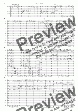 page one of Symphony No 04 (A Wine Symphony) mvts 3