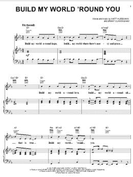 page one of Build My World 'Round You (Piano, Vocal & Guitar Chords (Right-Hand Melody))