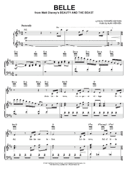 page one of Belle (from Beauty And The Beast) (Piano, Vocal & Guitar Chords (Right-Hand Melody))