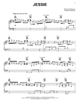 page one of Jessie (Piano, Vocal & Guitar Chords (Right-Hand Melody))
