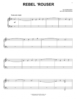 page one of Rebel 'Rouser (Piano, Vocal & Guitar Chords (Right-Hand Melody))