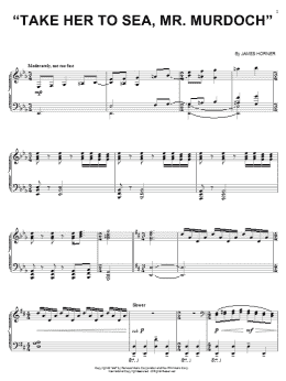 page one of "Take Her To Sea, Mr. Murdoch" (Piano, Vocal & Guitar Chords (Right-Hand Melody))