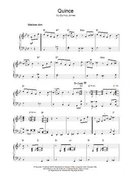 page one of Quince (Piano Solo)