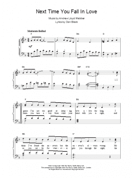 page one of Next Time You Fall In Love (Piano Solo)