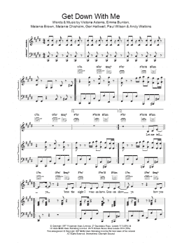page one of Get Down With Me (Piano, Vocal & Guitar Chords)