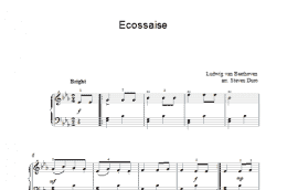 page one of Ecossaise (Piano Solo)
