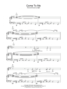 page one of Come To Me (Piano, Vocal & Guitar Chords)
