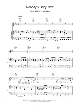 page one of Nobody's Baby Now (Piano, Vocal & Guitar Chords)